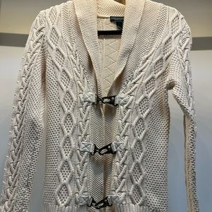 Vintage Ralph Lauren fisherman cardigan sweater size small